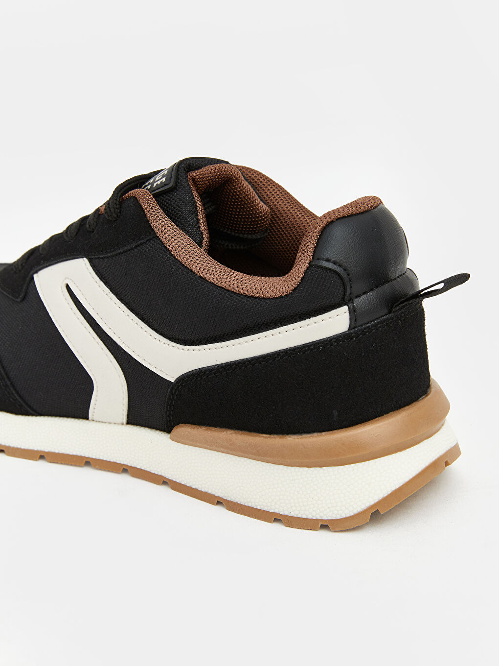 Siyah Bağcıklı Erkek Çocuk Spor Ayakkabı-4