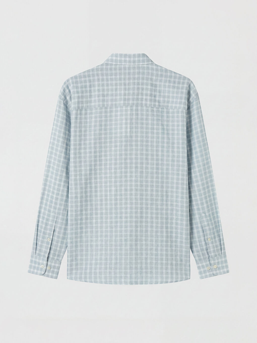 Mavi Regular Fit Ekoseli Erkek Gömlek-1
