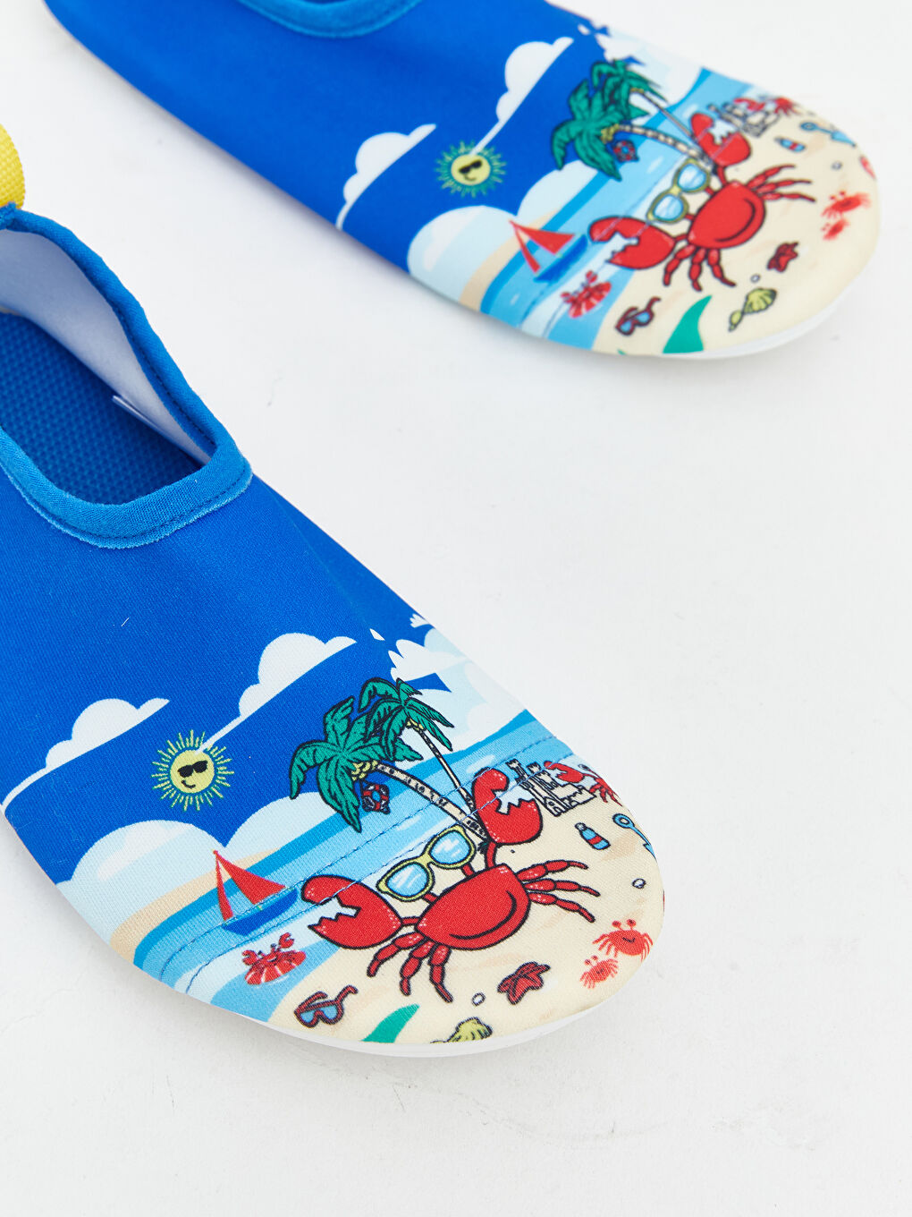 Mavi Desenli Erkek Bebek Deniz Ayakkabısı-2