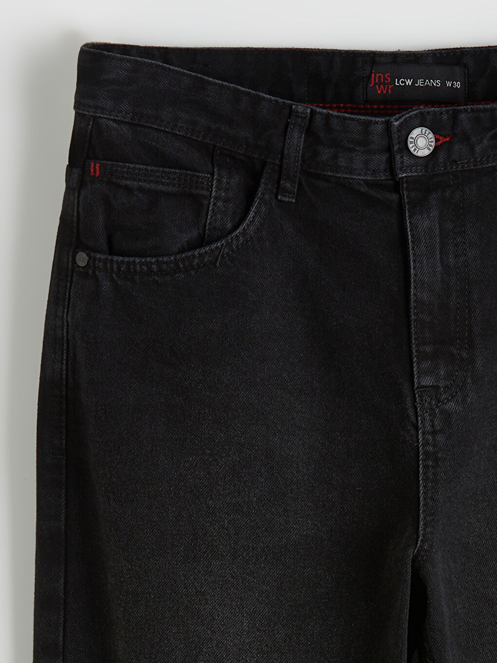 Siyah 745 Baggy Fit Erkek Jean Pantolon-2