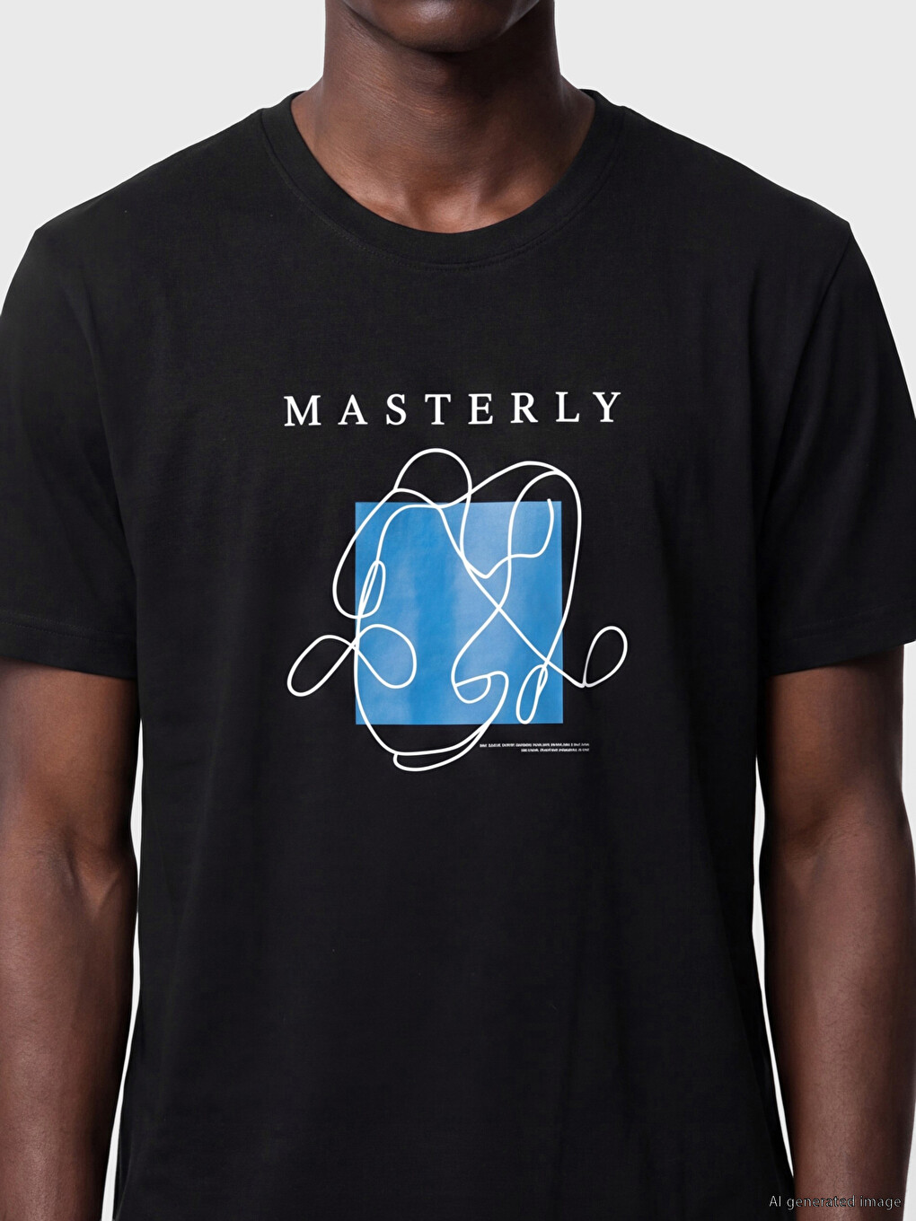 Crew Neck Printed Men's T-Shirt-2