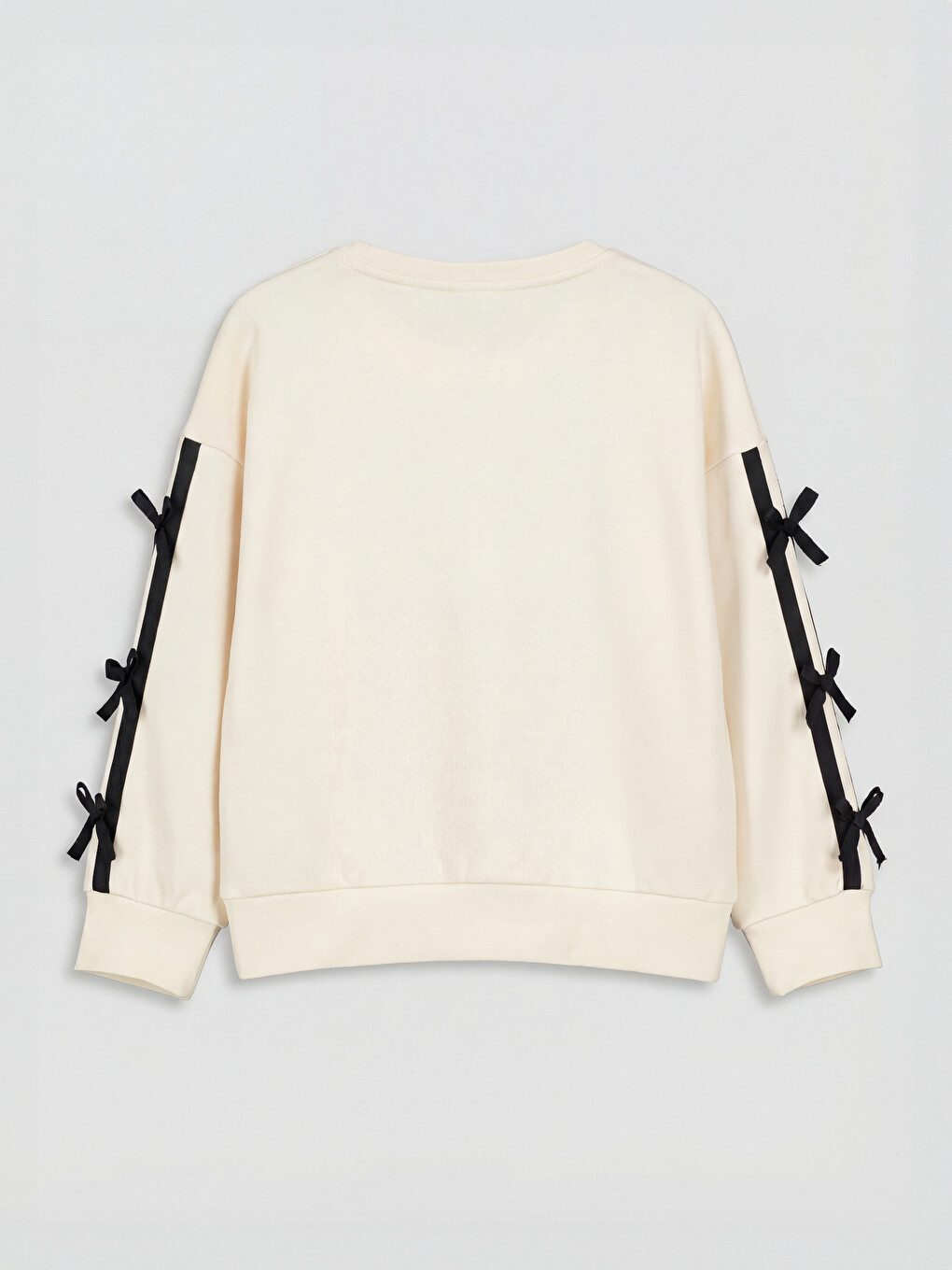 Ekru Hello Kitty Baskılı Kız Çocuk Sweatshirt-1