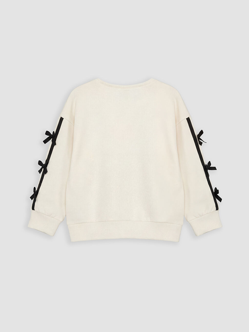 Beyaz Hello Kitty Baskılı Kız Çocuk Sweatshirt-1