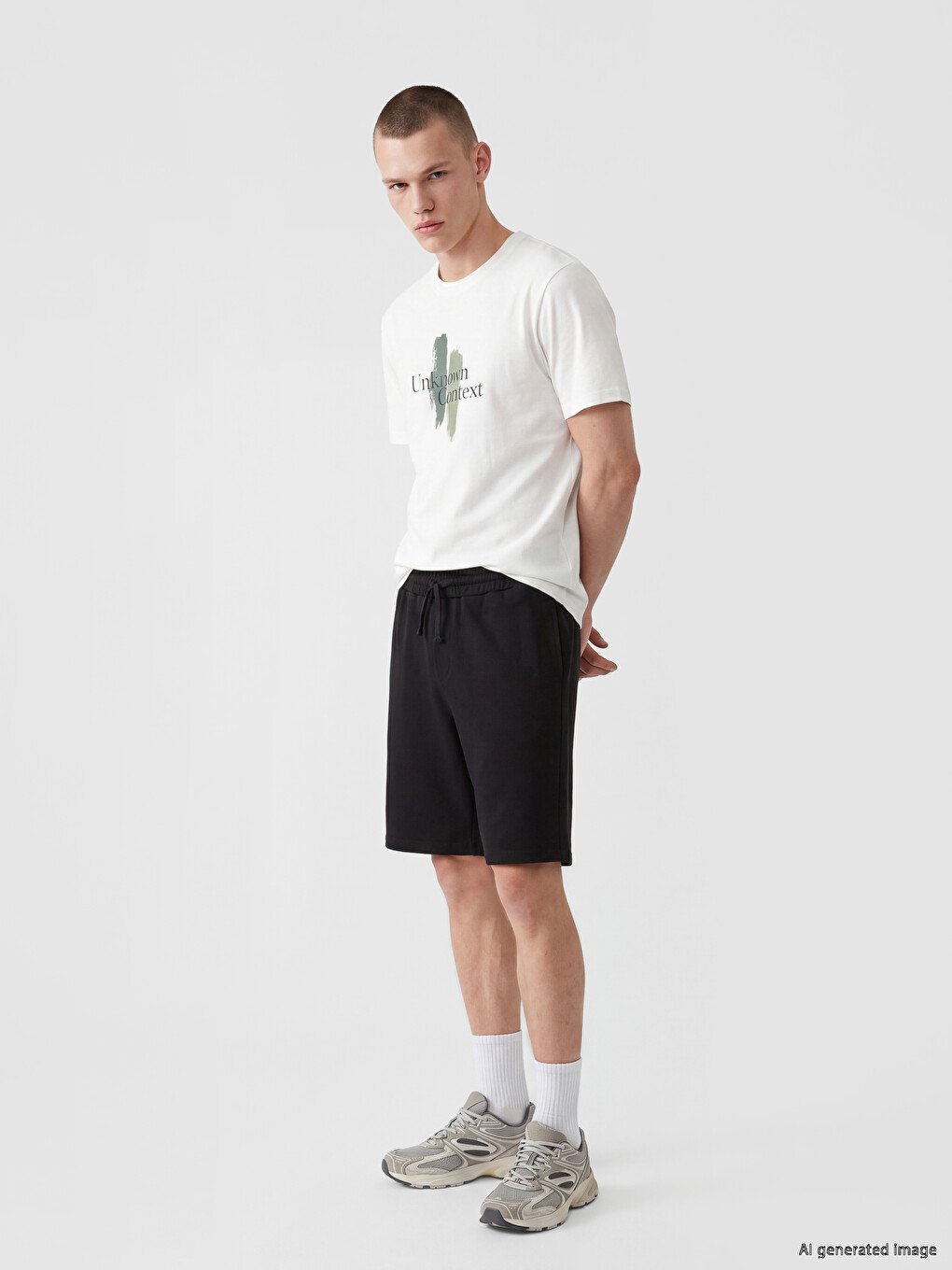 Slogan Printed Men's T-Shirt-1