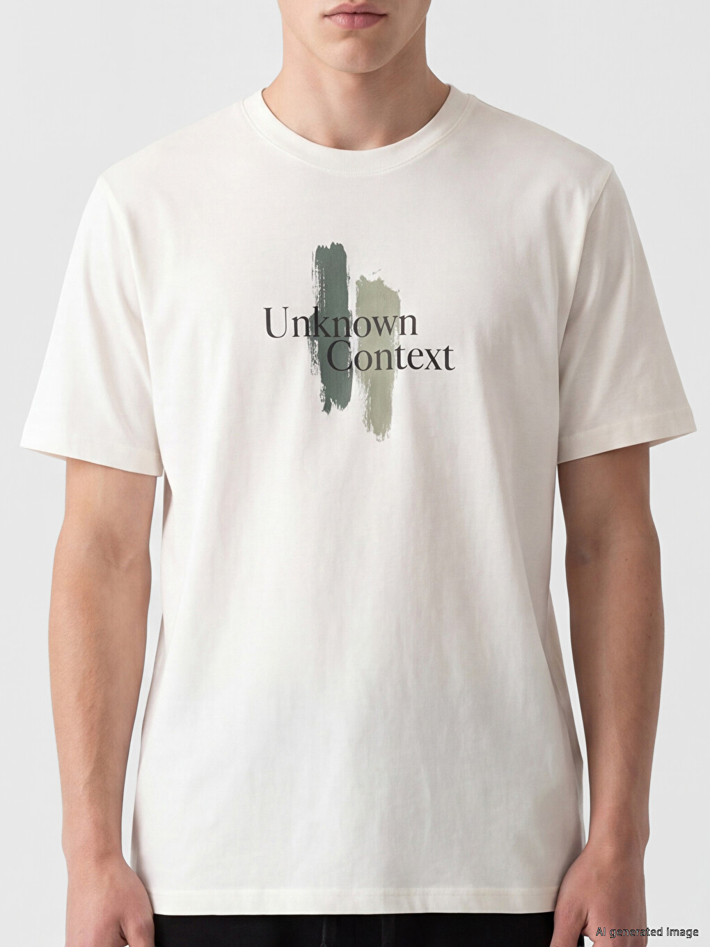 Slogan Printed Men's T-Shirt-2