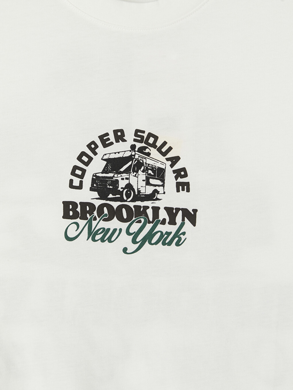 Crew Neck Brooklyn Printed Men's T-Shirt-5
