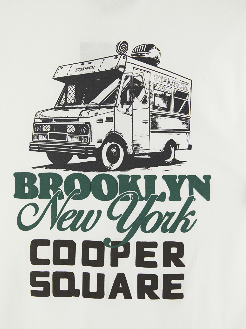 Crew Neck Brooklyn Printed Men's T-Shirt-6