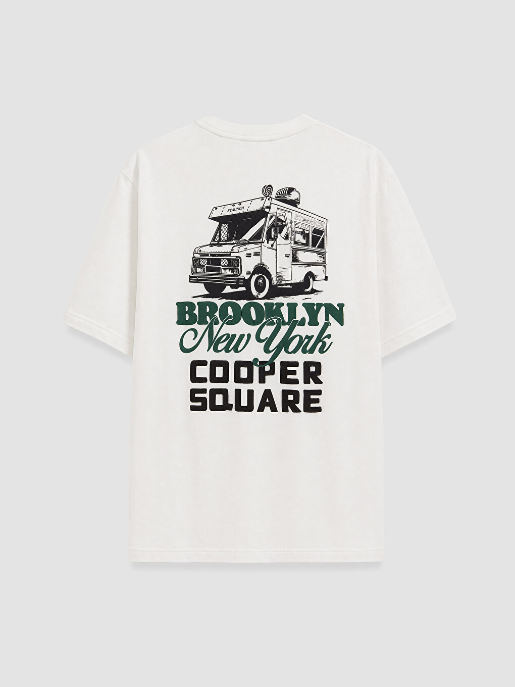 Crew Neck Brooklyn Printed Men's T-Shirt-7
