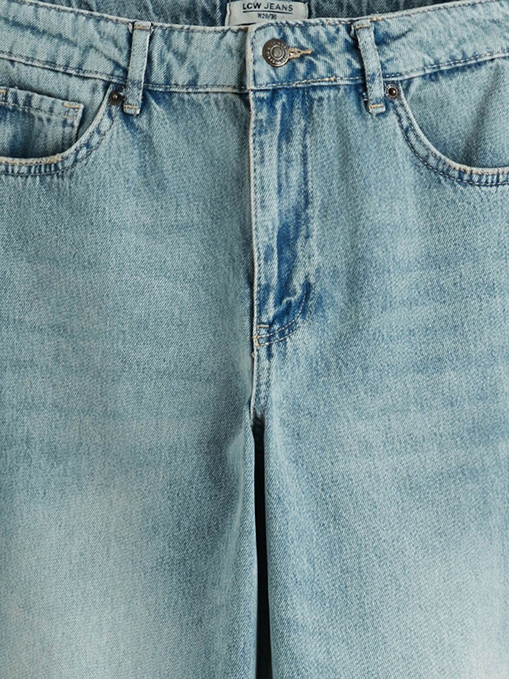 İndigo Balloon Fit Kadın Jean Pantolon-4