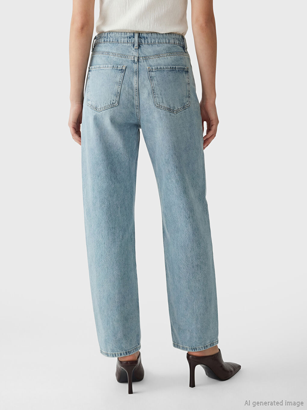 İndigo Balloon Fit Kadın Jean Pantolon-2