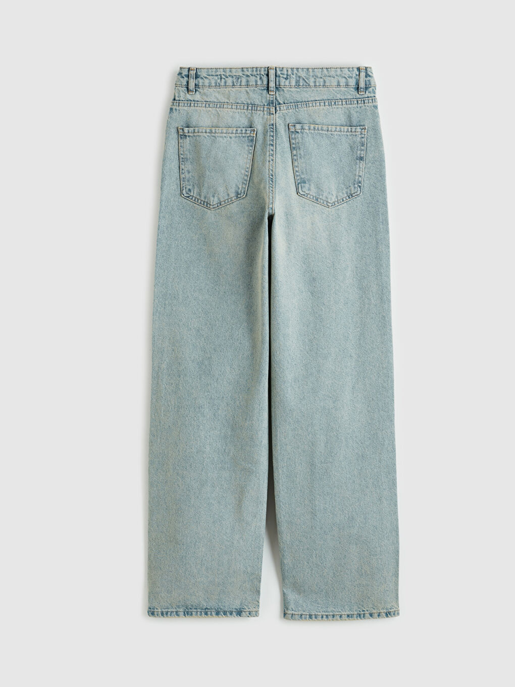 İndigo Straight Fit Kadın Jean Pantolon-1