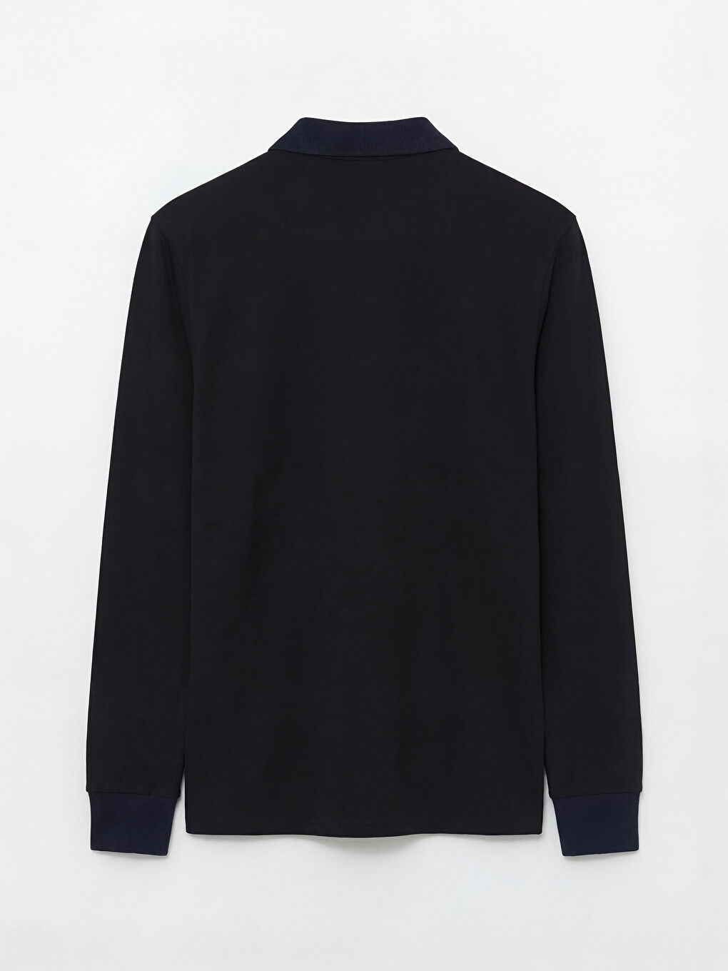 Kahverengi Polo Yaka Erkek Sweatshirt-1