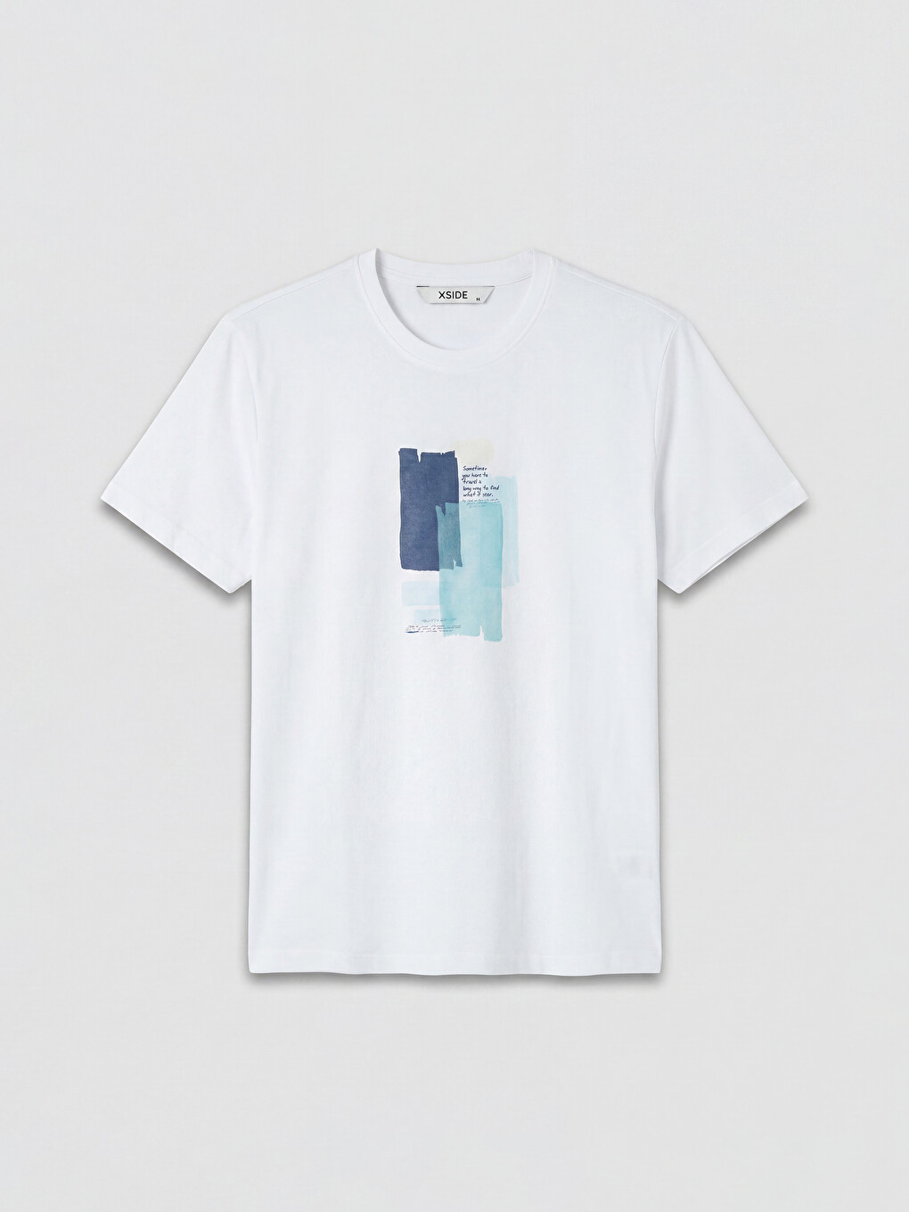 Crew Neck Printed Men's T-Shirt-4