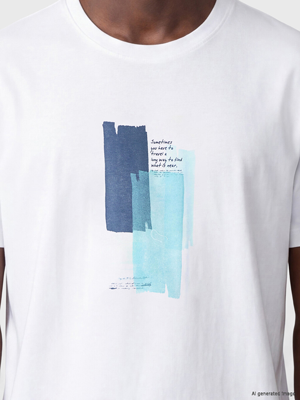 Crew Neck Printed Men's T-Shirt-2