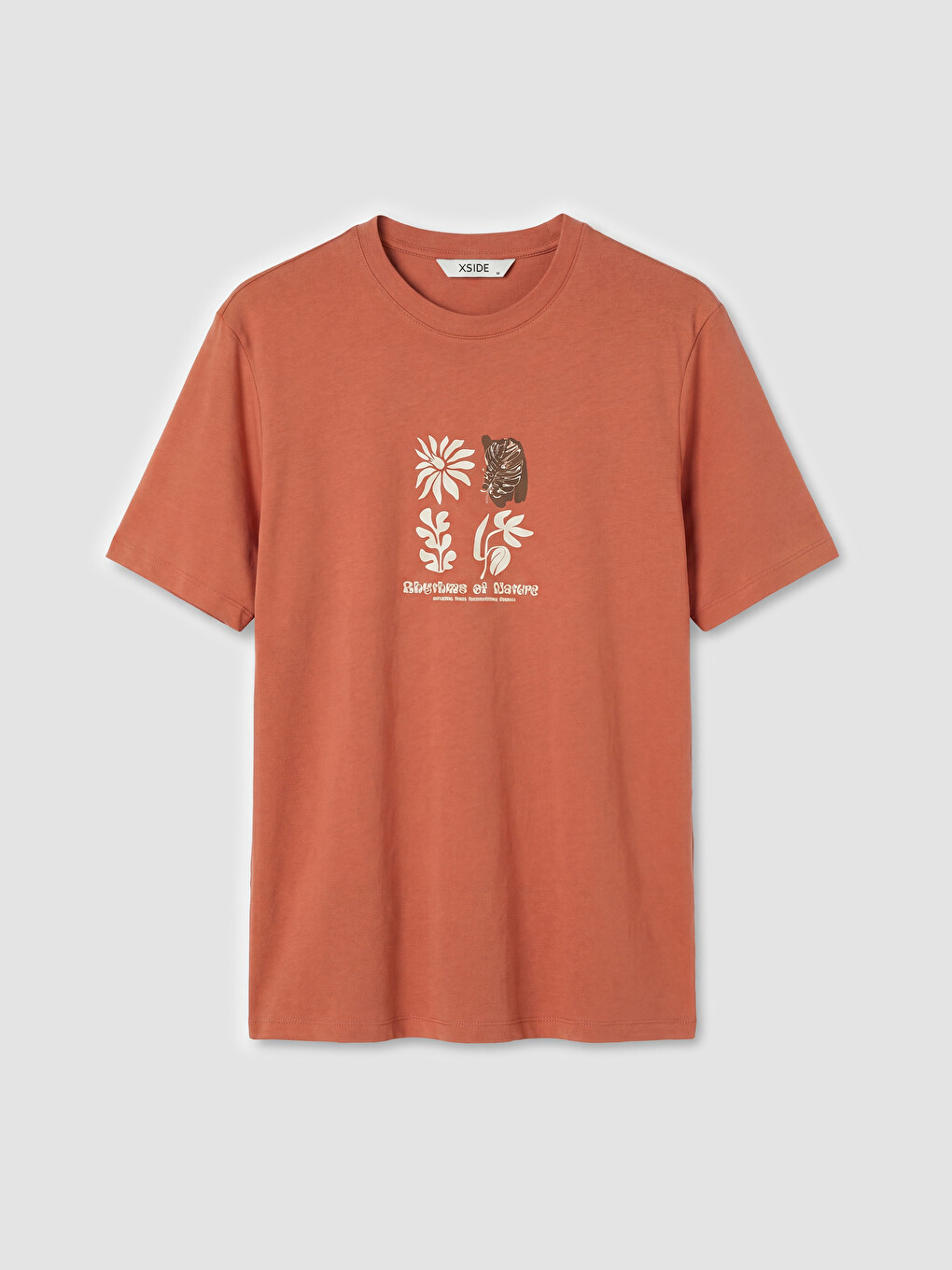 Col Rond Imprimé Homme T-shirt-4