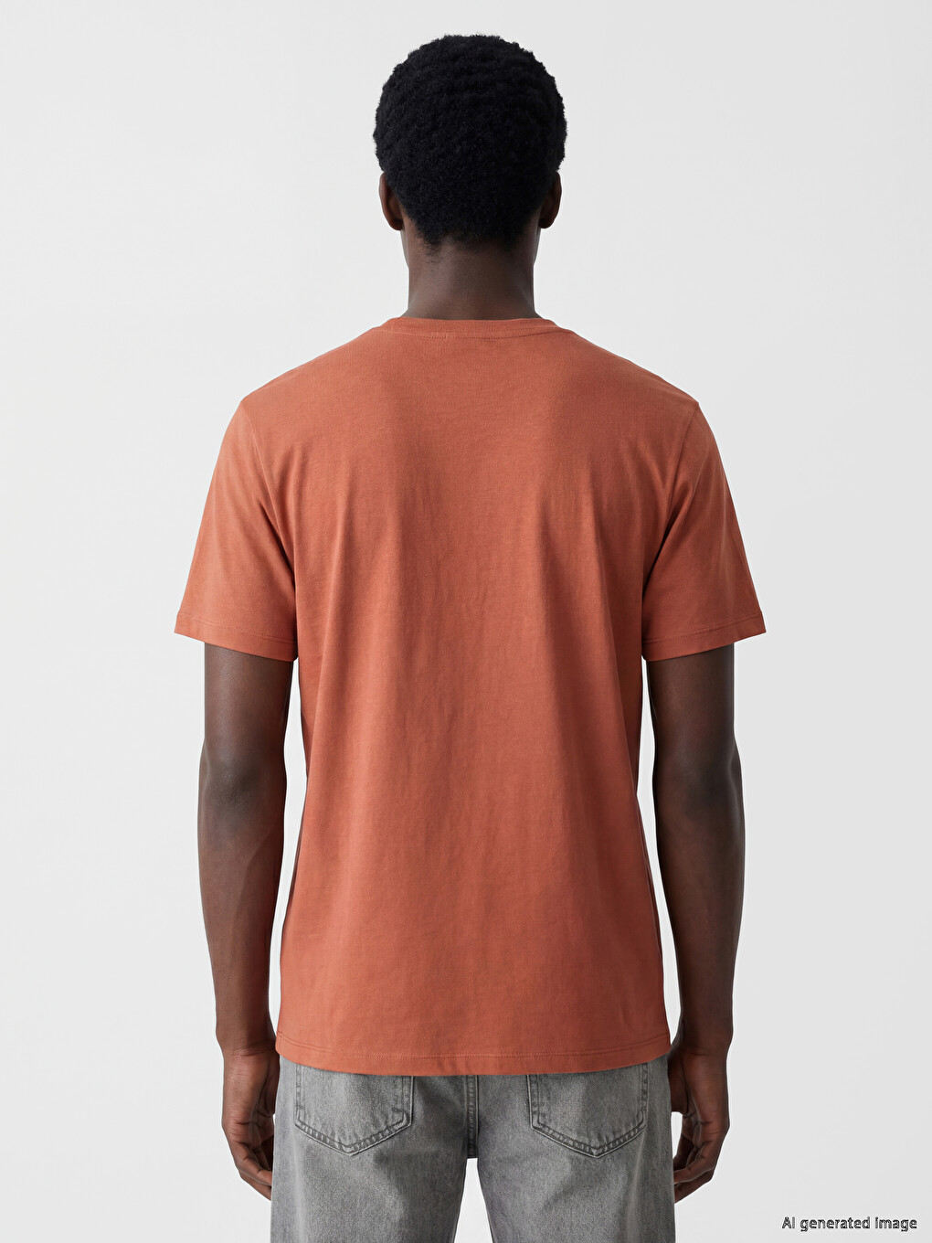 Col Rond Imprimé Homme T-shirt-3