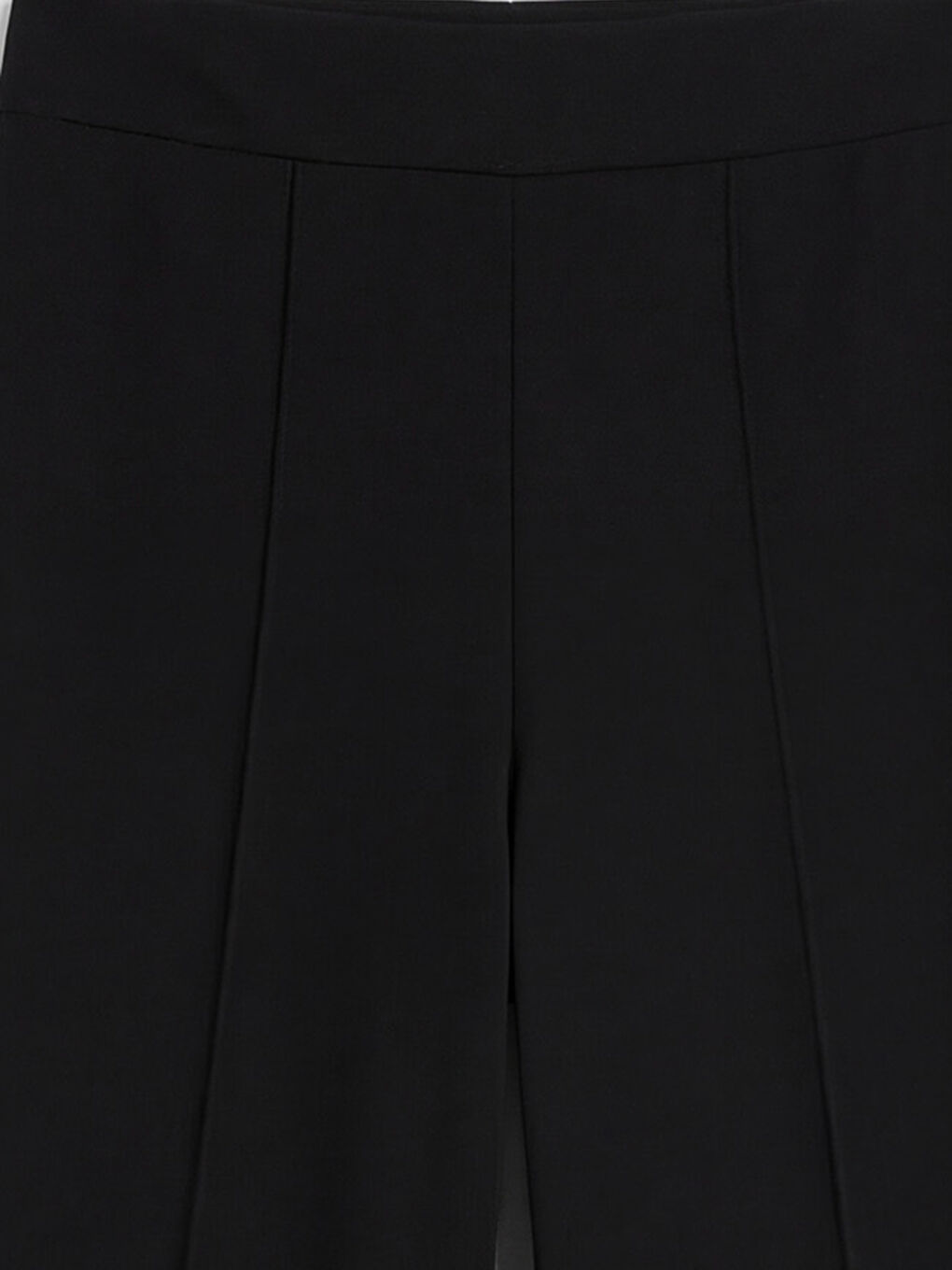 Siyah Beli Lastikli Soft Touch Kadın Eşofman Altı-2