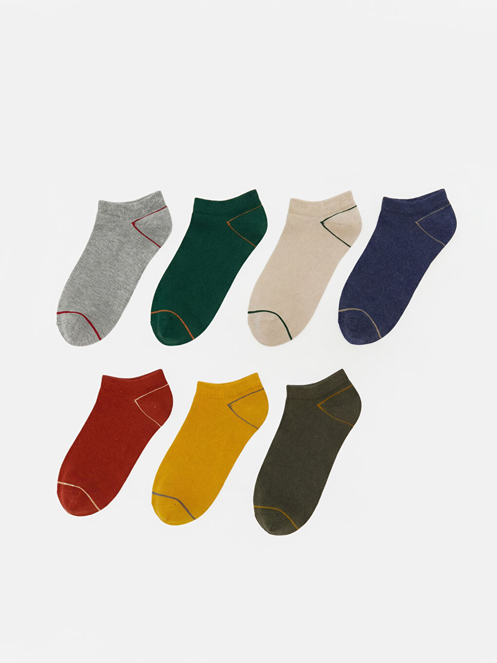 Karışık Erkek Çocuk Patik Çorap 7'li
