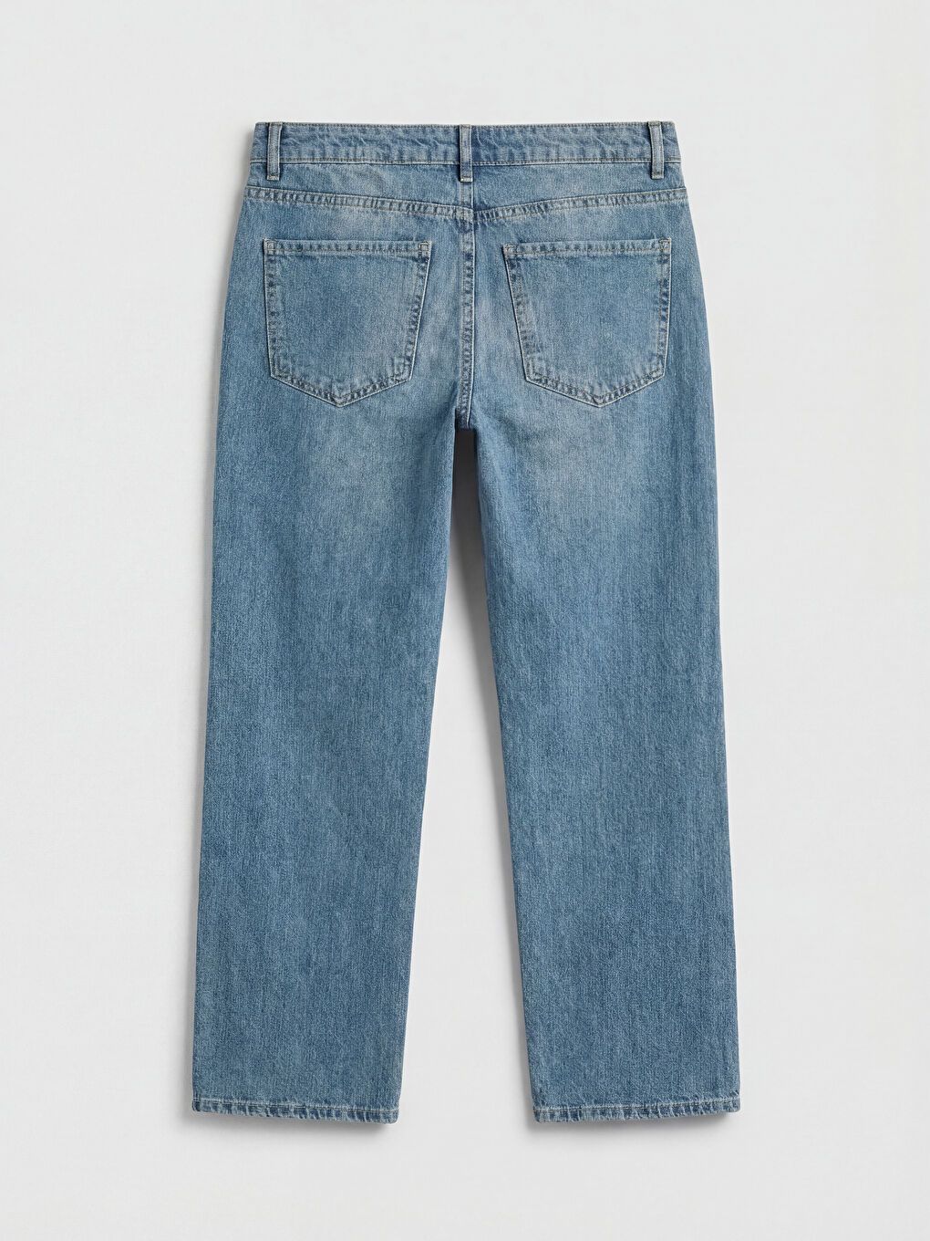 İndigo Straight Fit Kadın Jean Pantolon-1