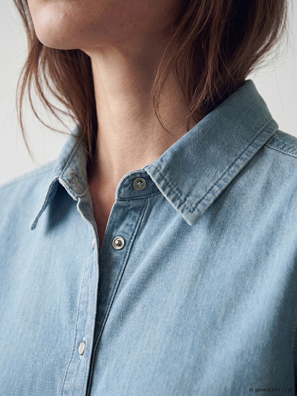 Damen Jeans Hemd-Tunika-2