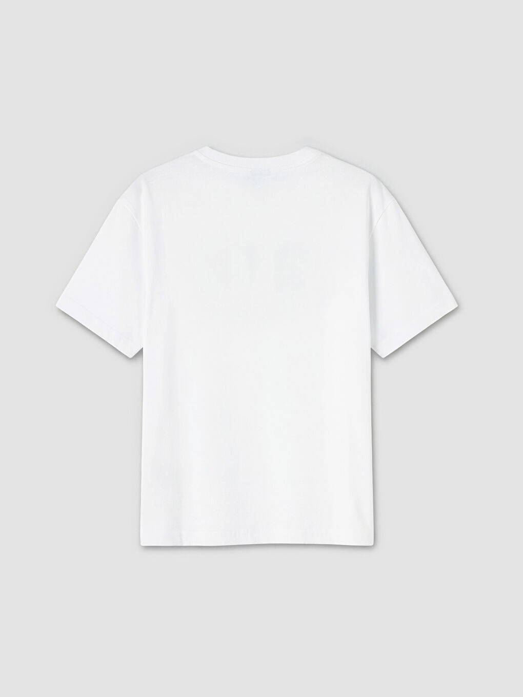 تي شيرت بناتي بطبعو بكم قصير وكول مدور-1