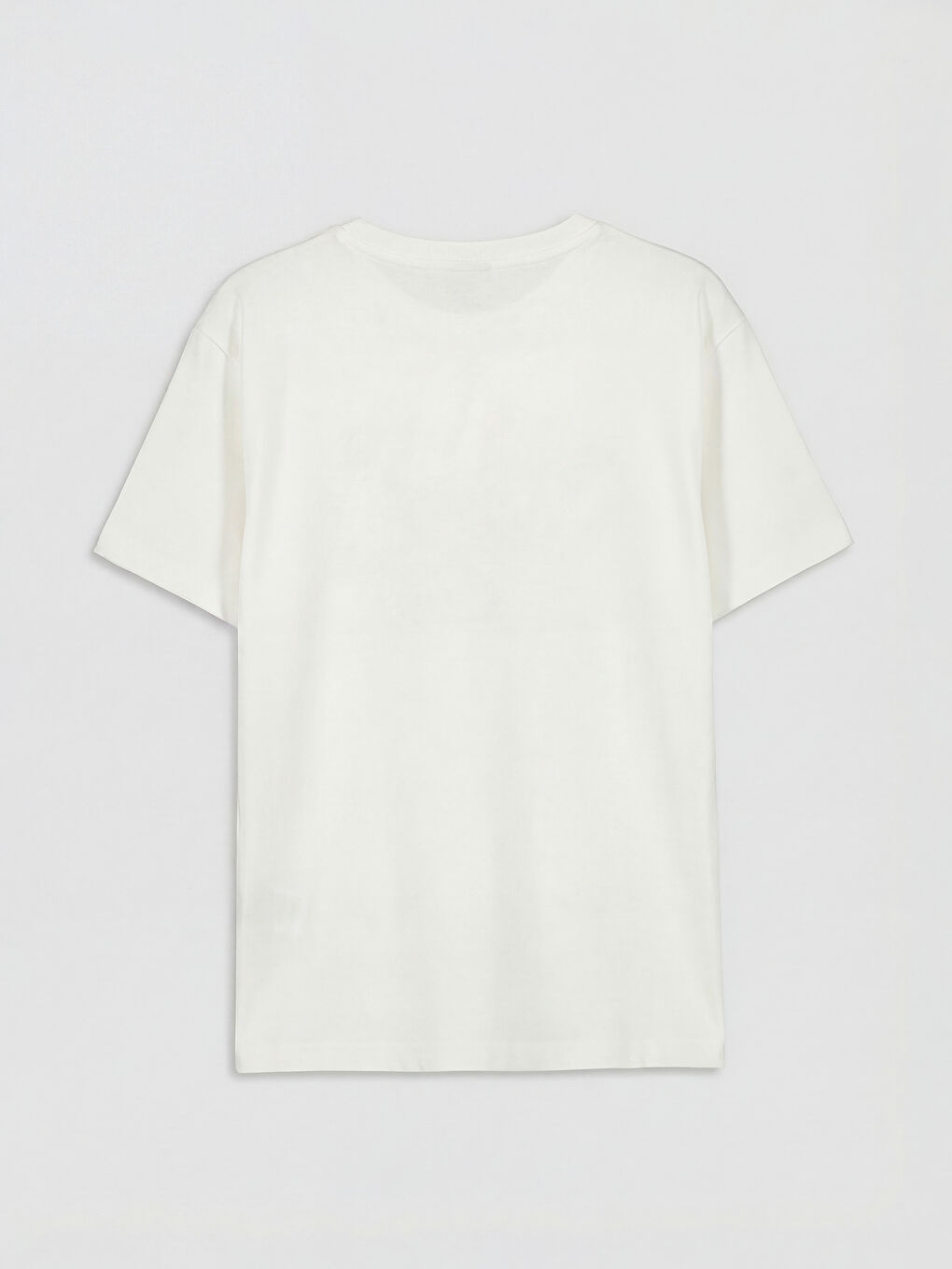 T-shirt à col rond imprimé pour fille-1