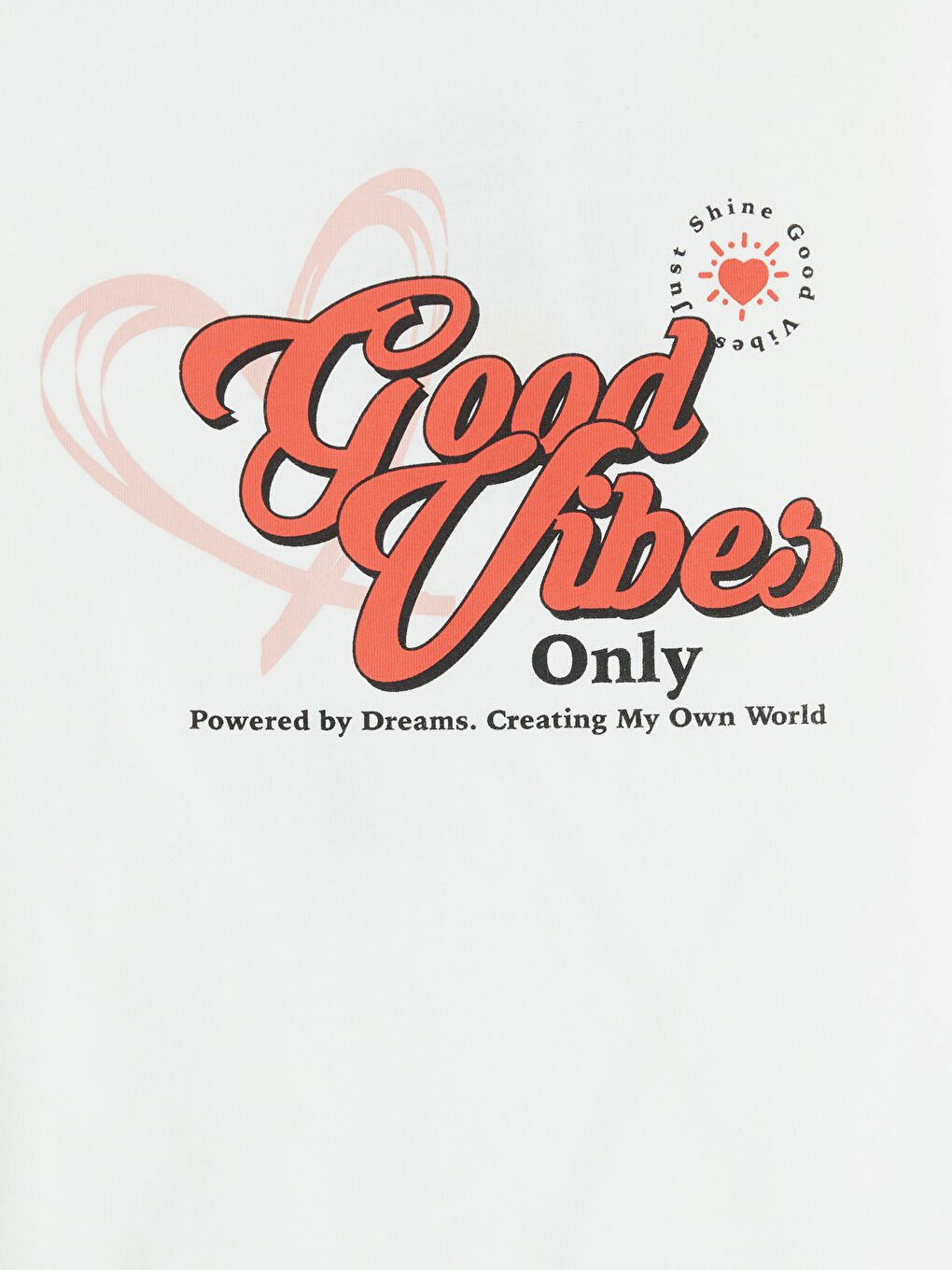 T-shirt à col rond imprimé pour fille-2