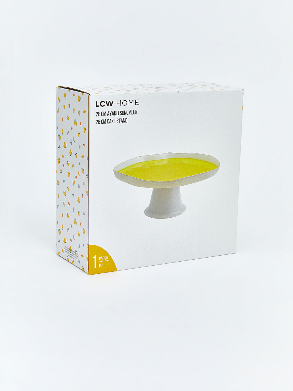 Renksiz Ayaklı Sunumluk 28 cm-2