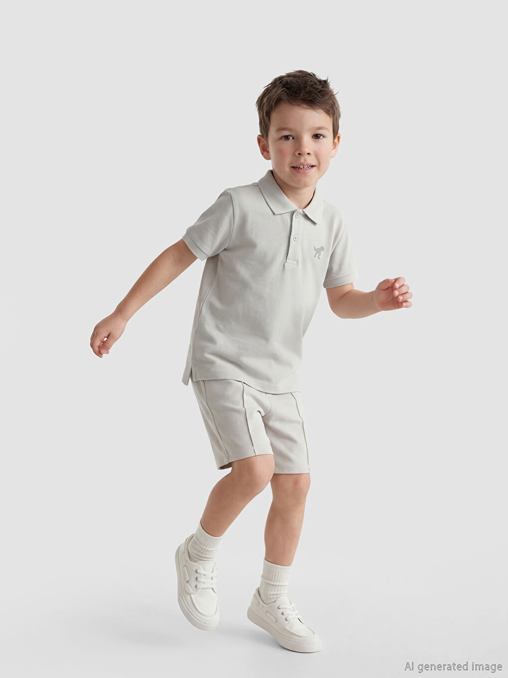 Dečiji komplet sa majicom i šortsem sa dinosaurusima-1