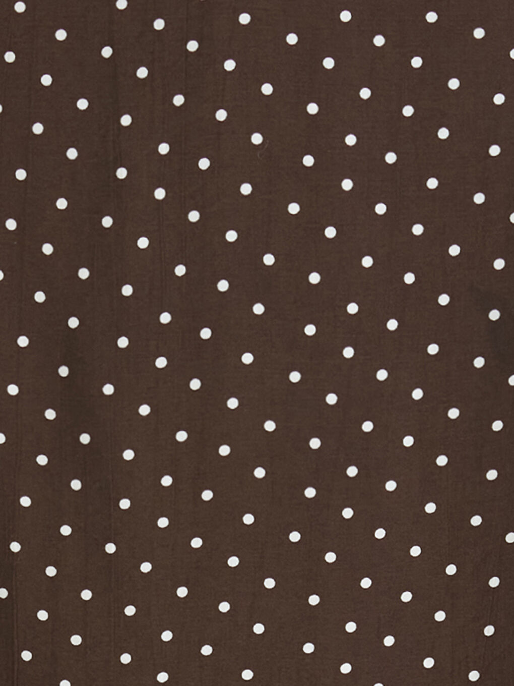 Kahverengi Beli Lastikli Puantiyeli Etek-2