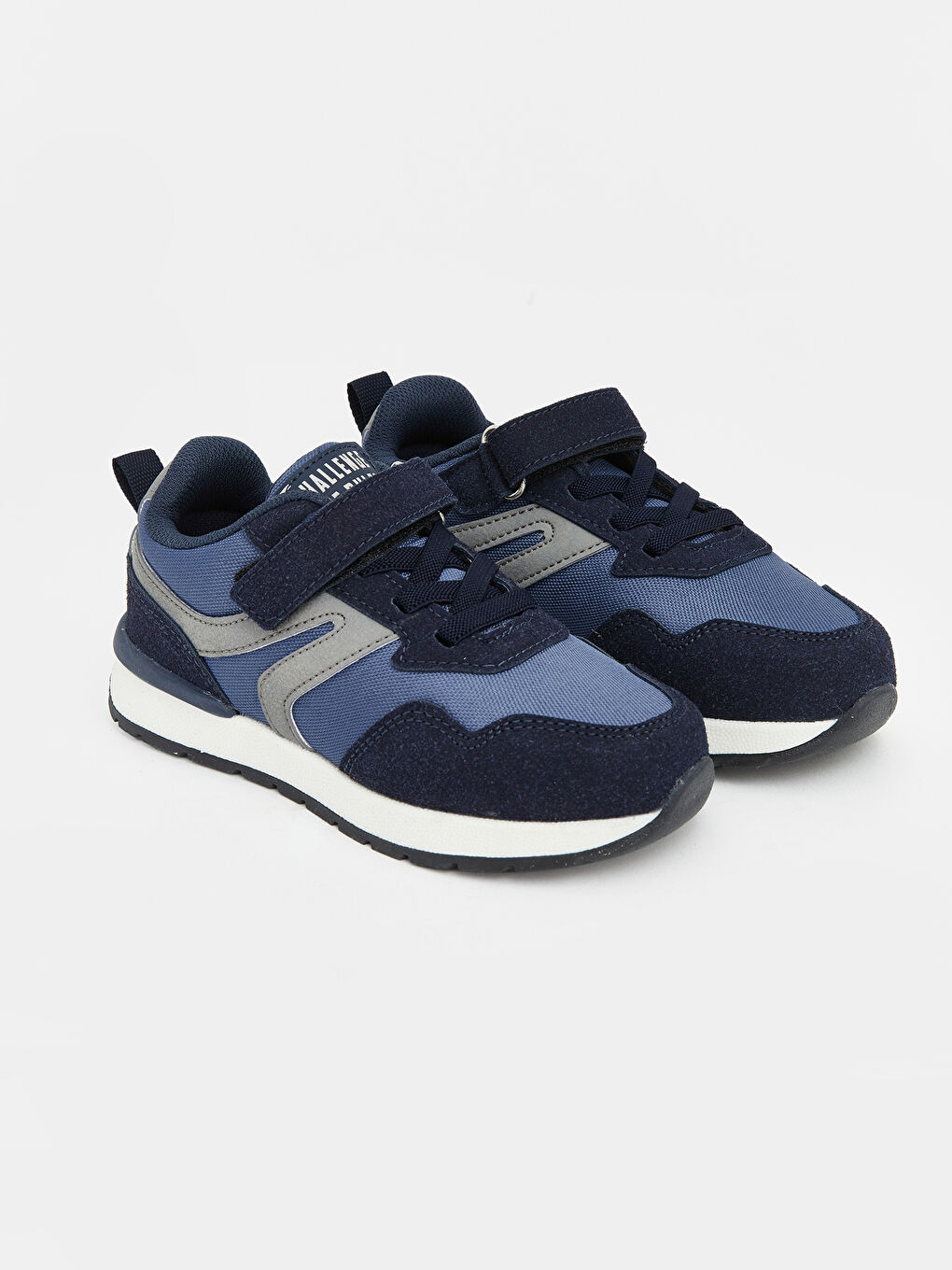 Lacivert Bağcık Ve Cırt Cırtlı Erkek Çocuk Spor Ayakkabı