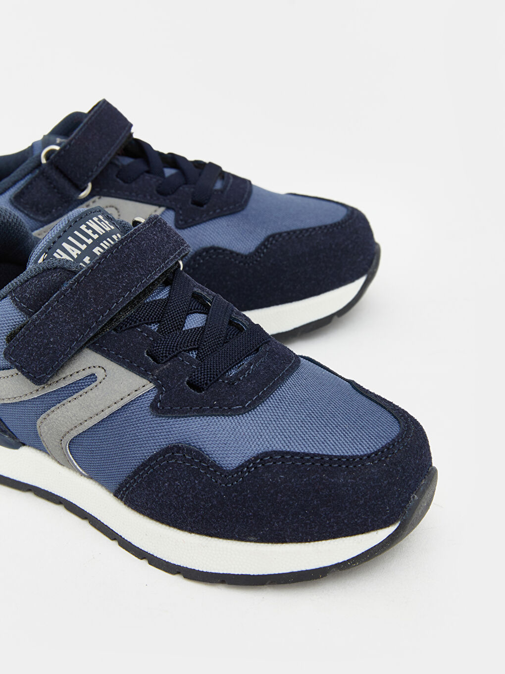 Lacivert Bağcık Ve Cırt Cırtlı Erkek Çocuk Spor Ayakkabı-2