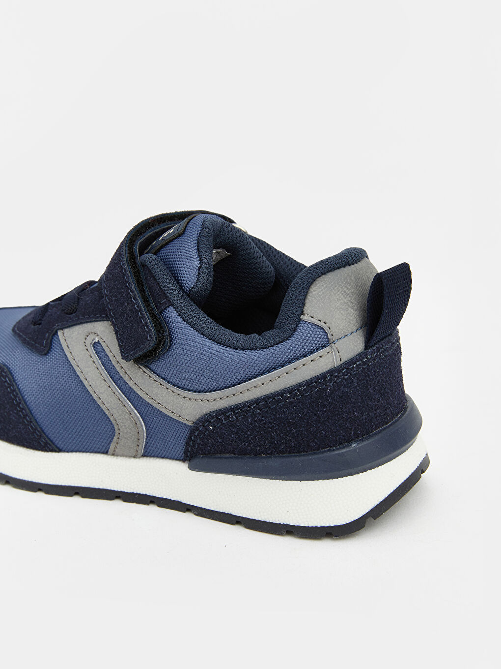 Lacivert Bağcık Ve Cırt Cırtlı Erkek Çocuk Spor Ayakkabı-4