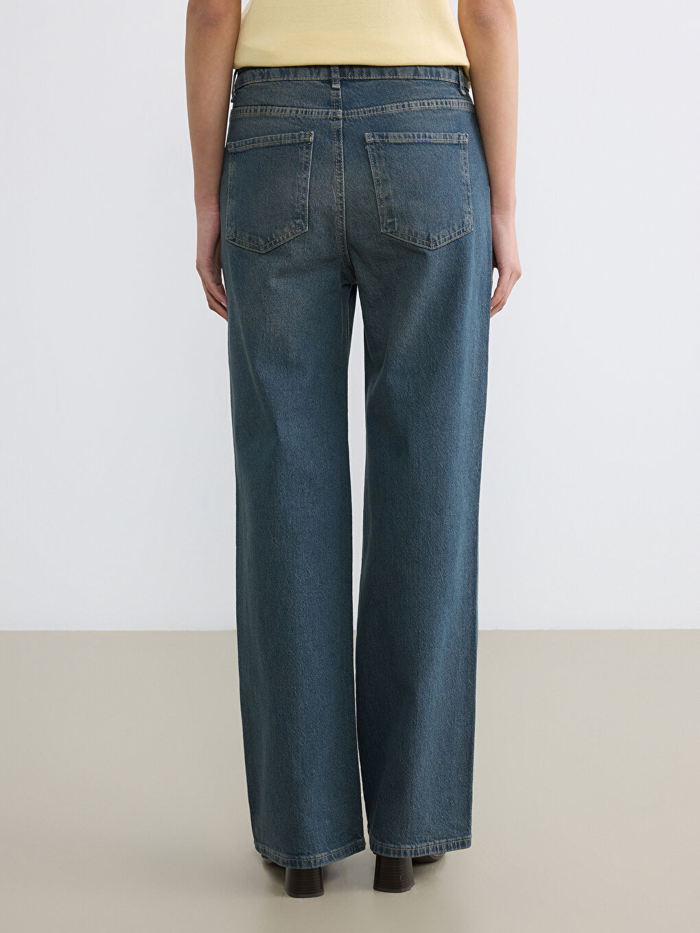 Әйелдер ИНДИГО Джинсы шалбар-3