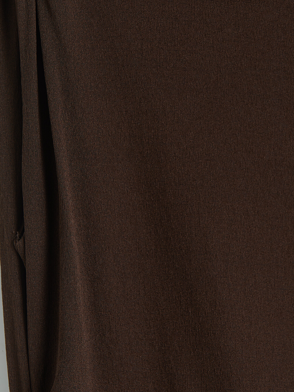 Crew Neck Ruched Slit Dress-6