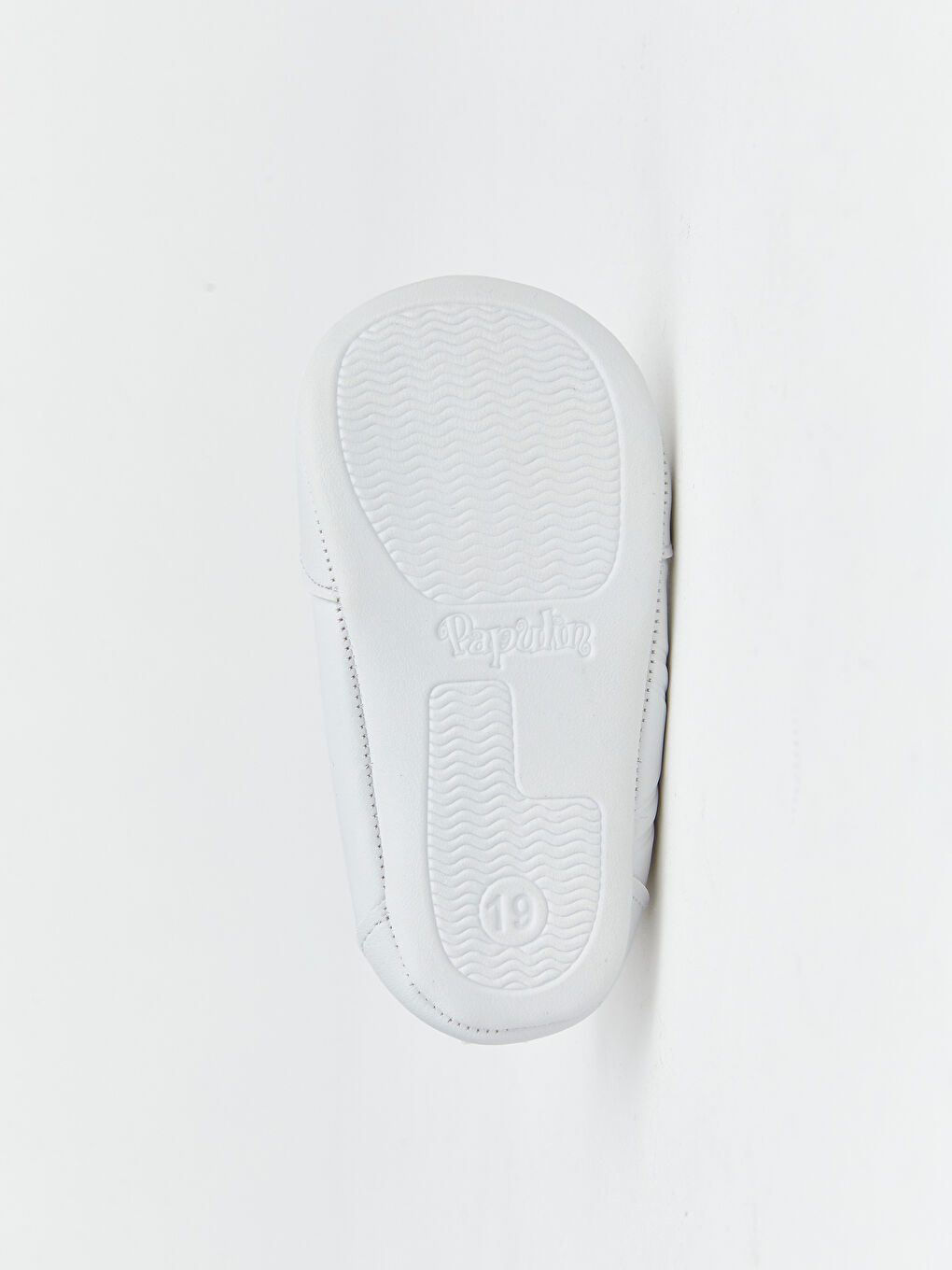 Beyaz Bağcık ve Cırt Cırtlı Erkek Bebek Spor Ayakkabı-3