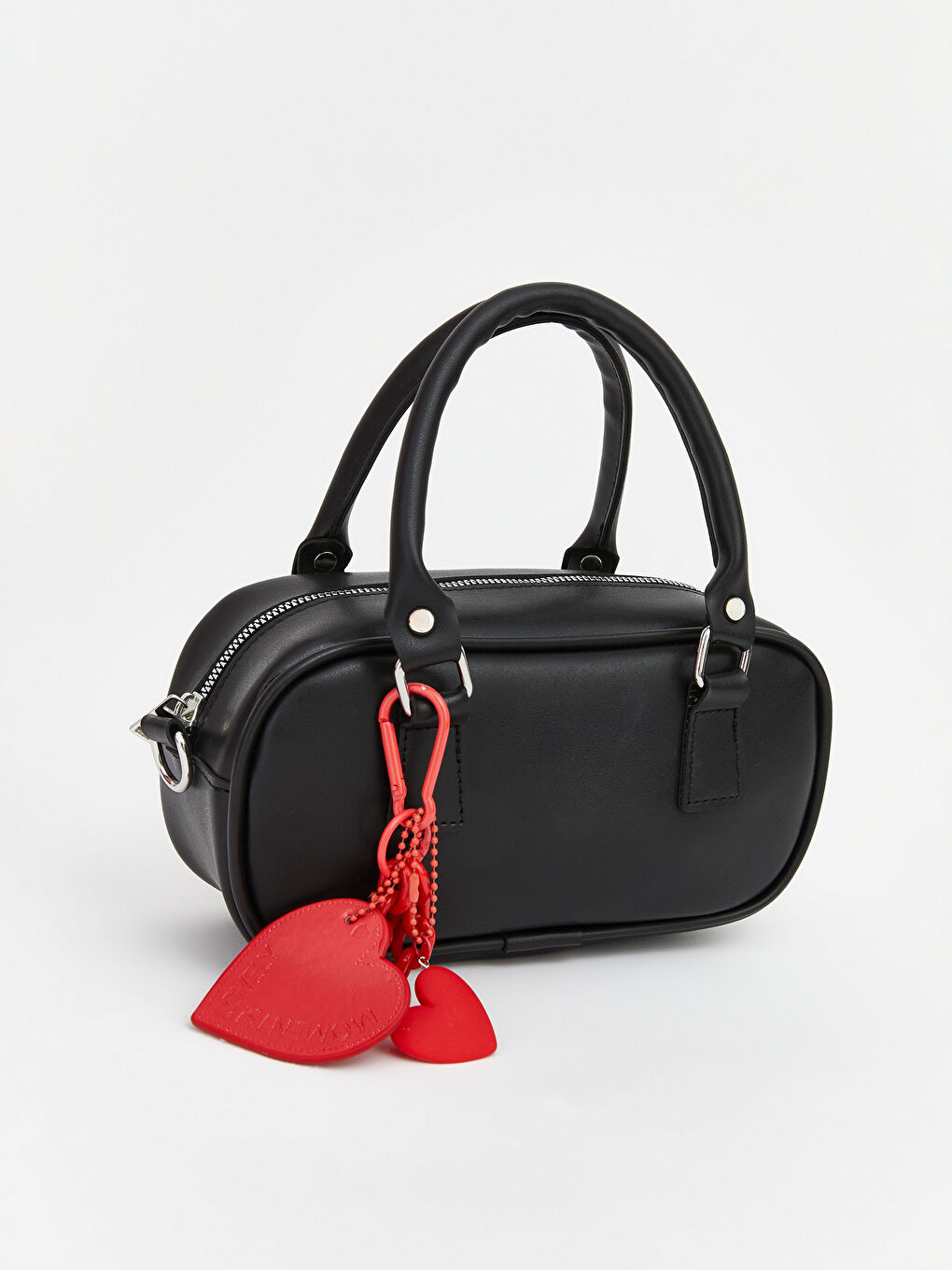 Siyah Çıkarılabilir Askılı Kadın Omuz Çantası-1