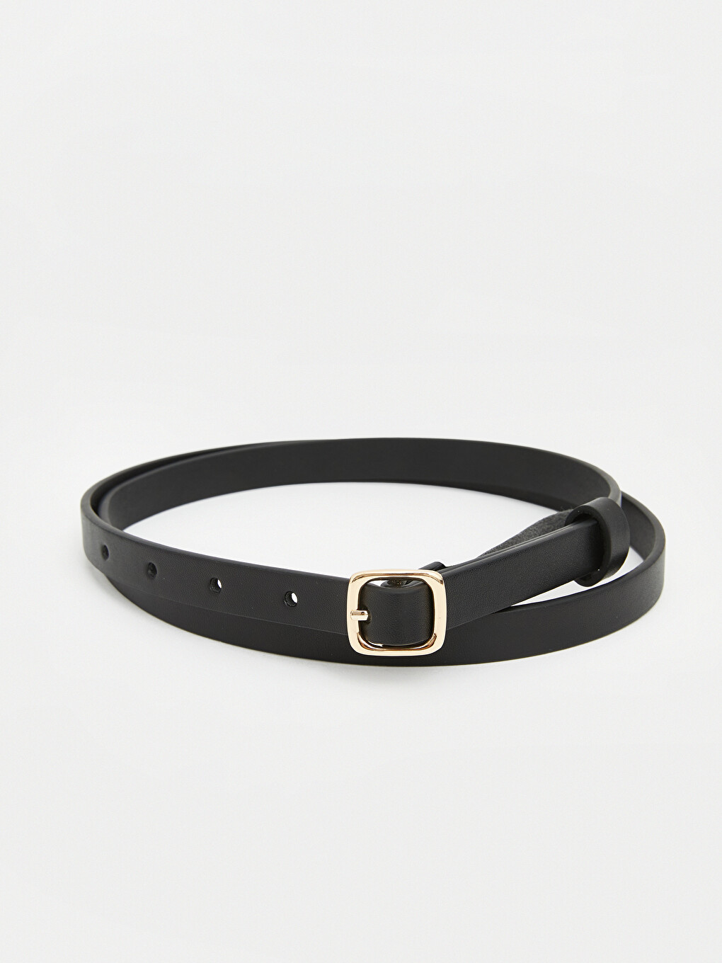 3-Piece Women's Belt Set with Different Buckle Designs-3
