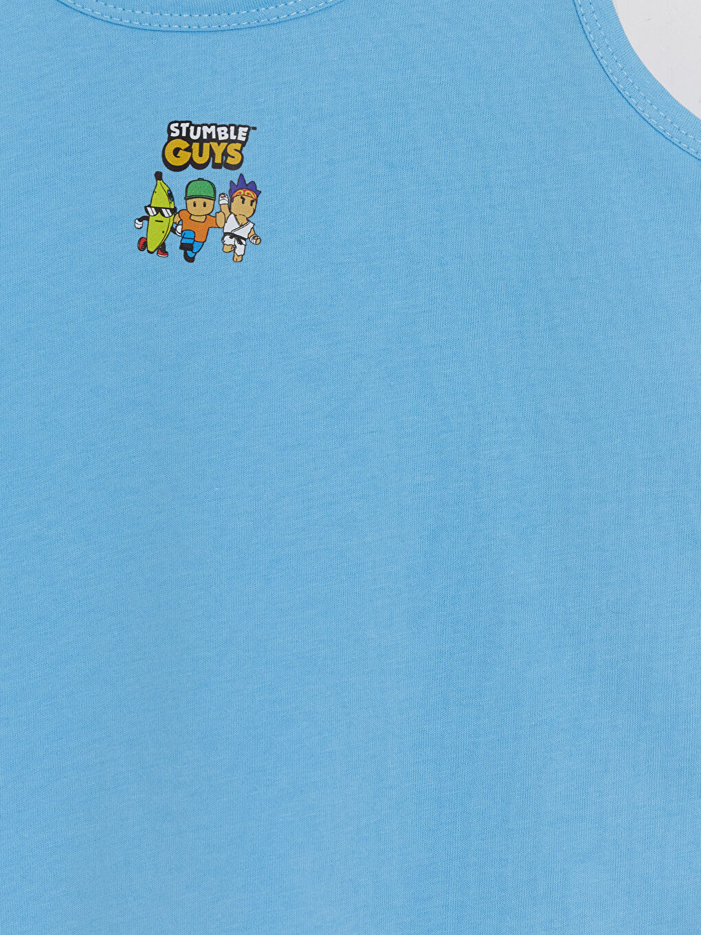 Beyaz Stumble Guys Baskılı Erkek Çocuk Atlet 2'li-5