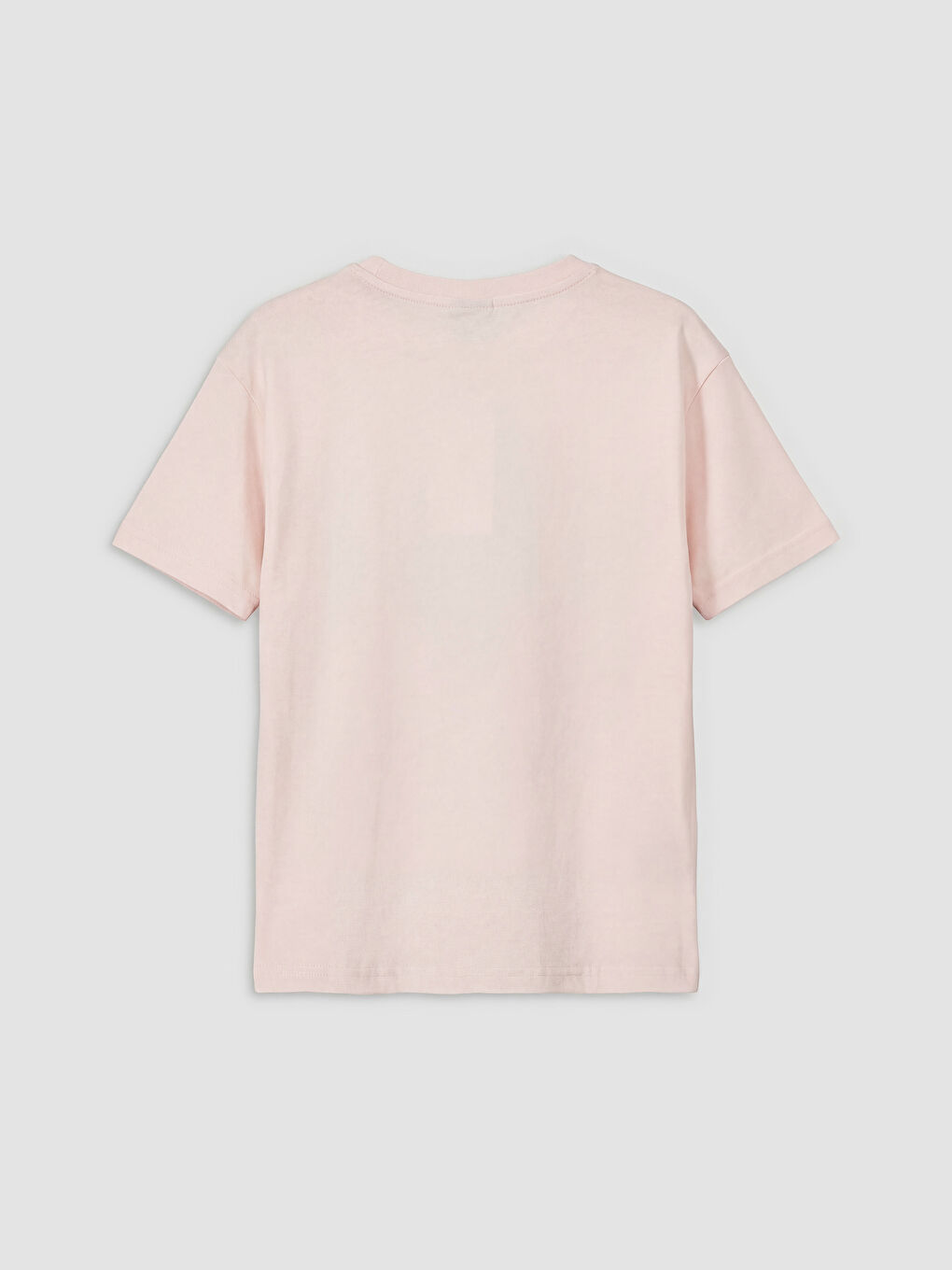 T-shirt à col rond imprimé pour fille-1