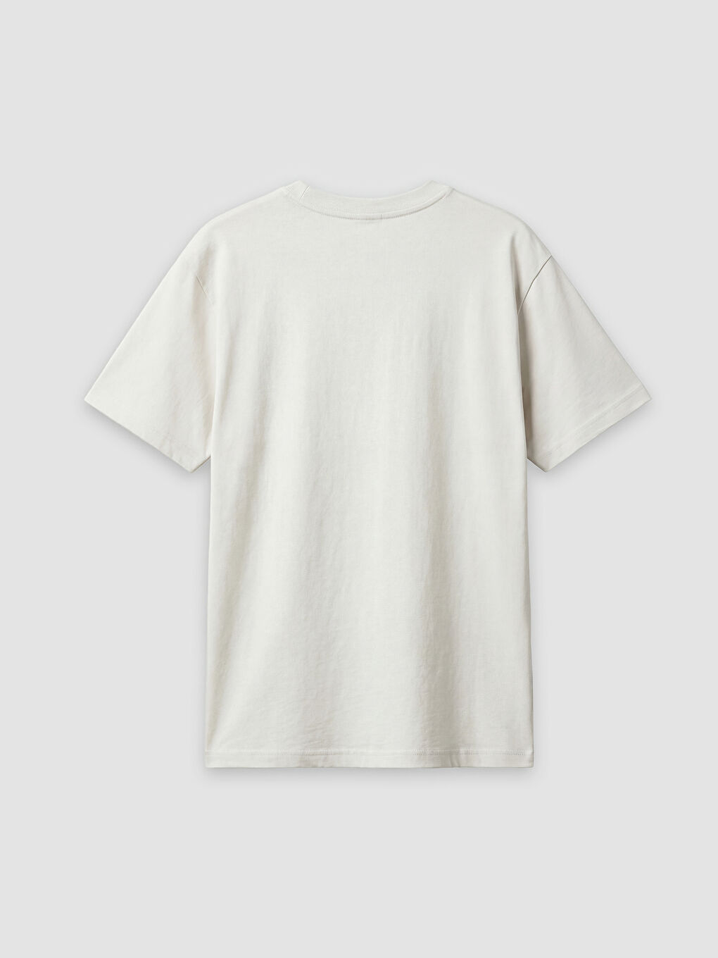 Bej Bisiklet Yaka Stumble Guys Baskılı Erkek Çocuk Tişört-1