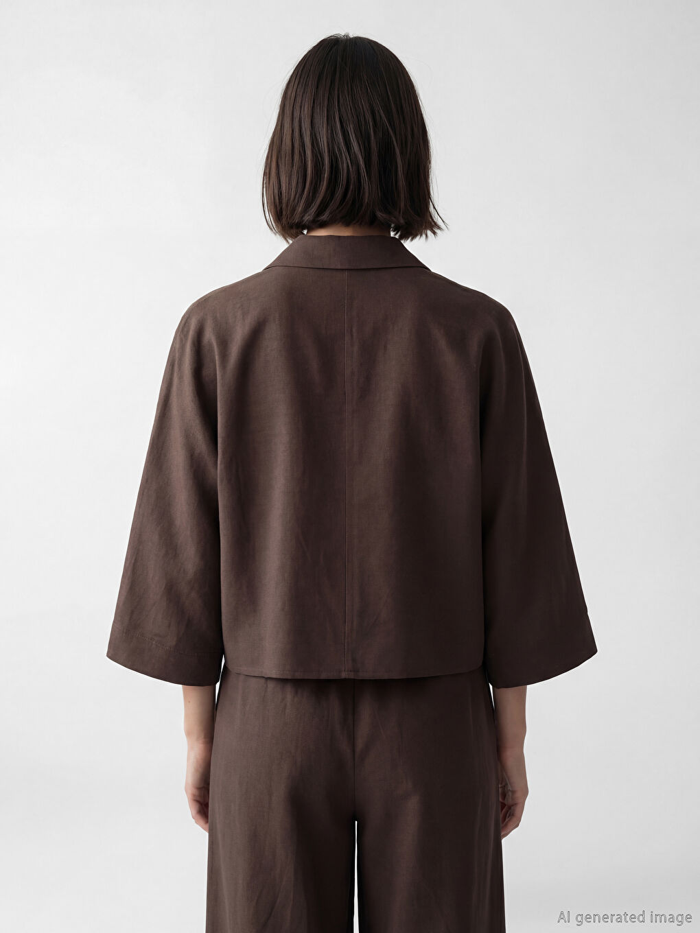 Linen Blend Women's Shirt-3