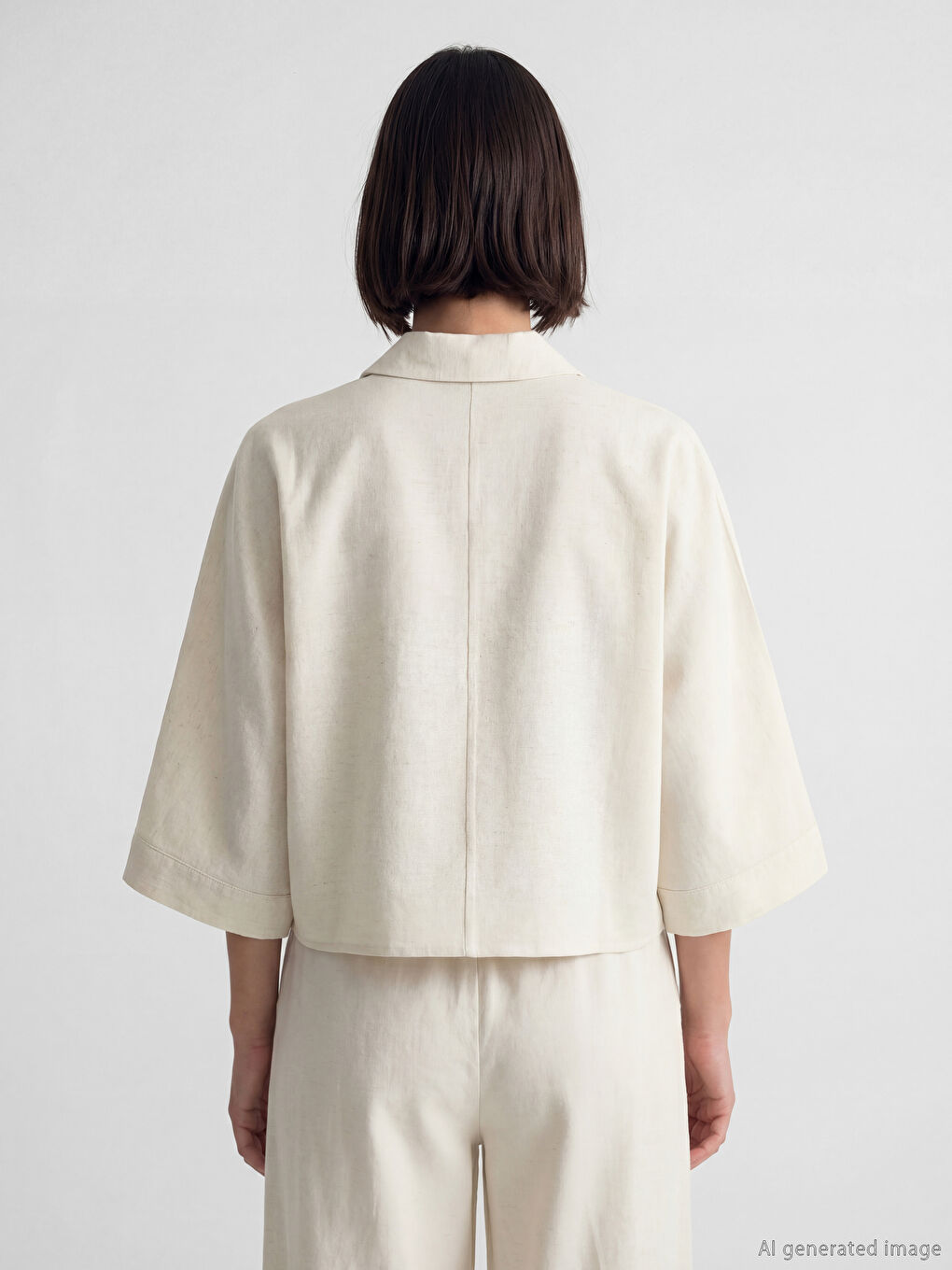 Linen Blend Women's Shirt-3
