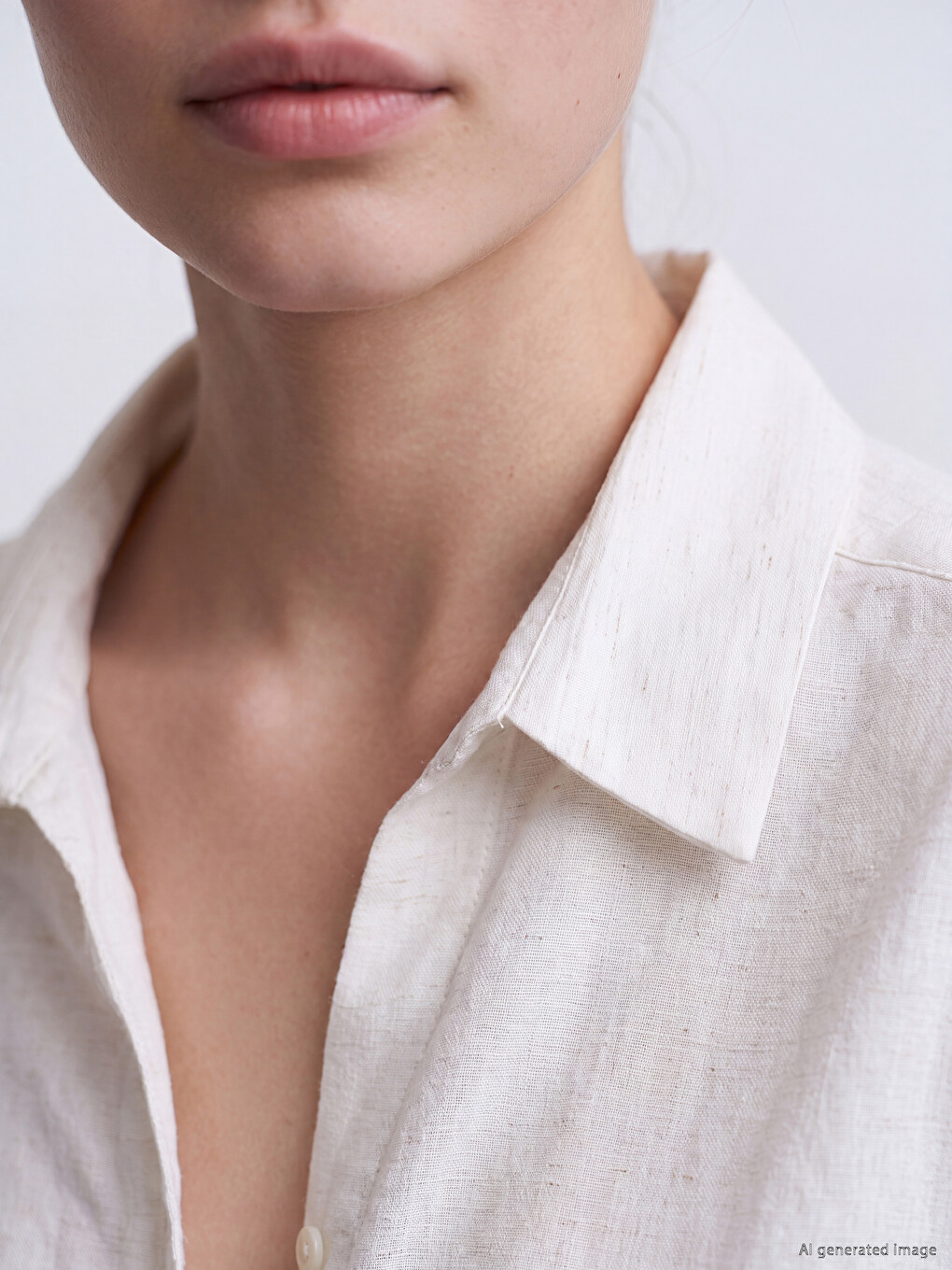 Linen Blend Women's Shirt-3