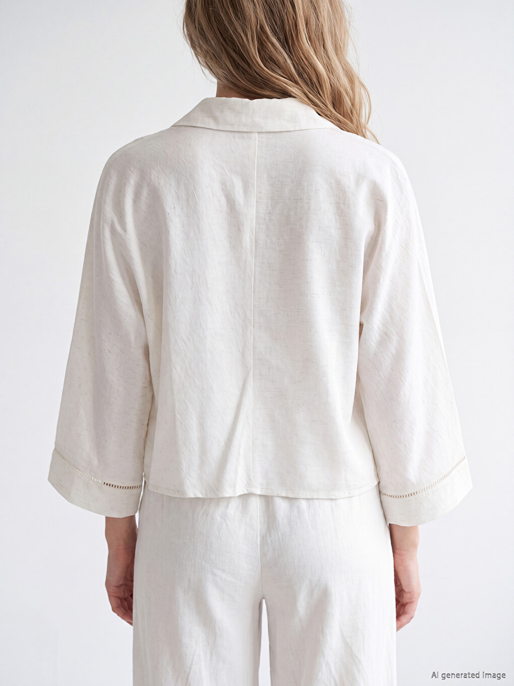 Linen Blend Women's Shirt-4