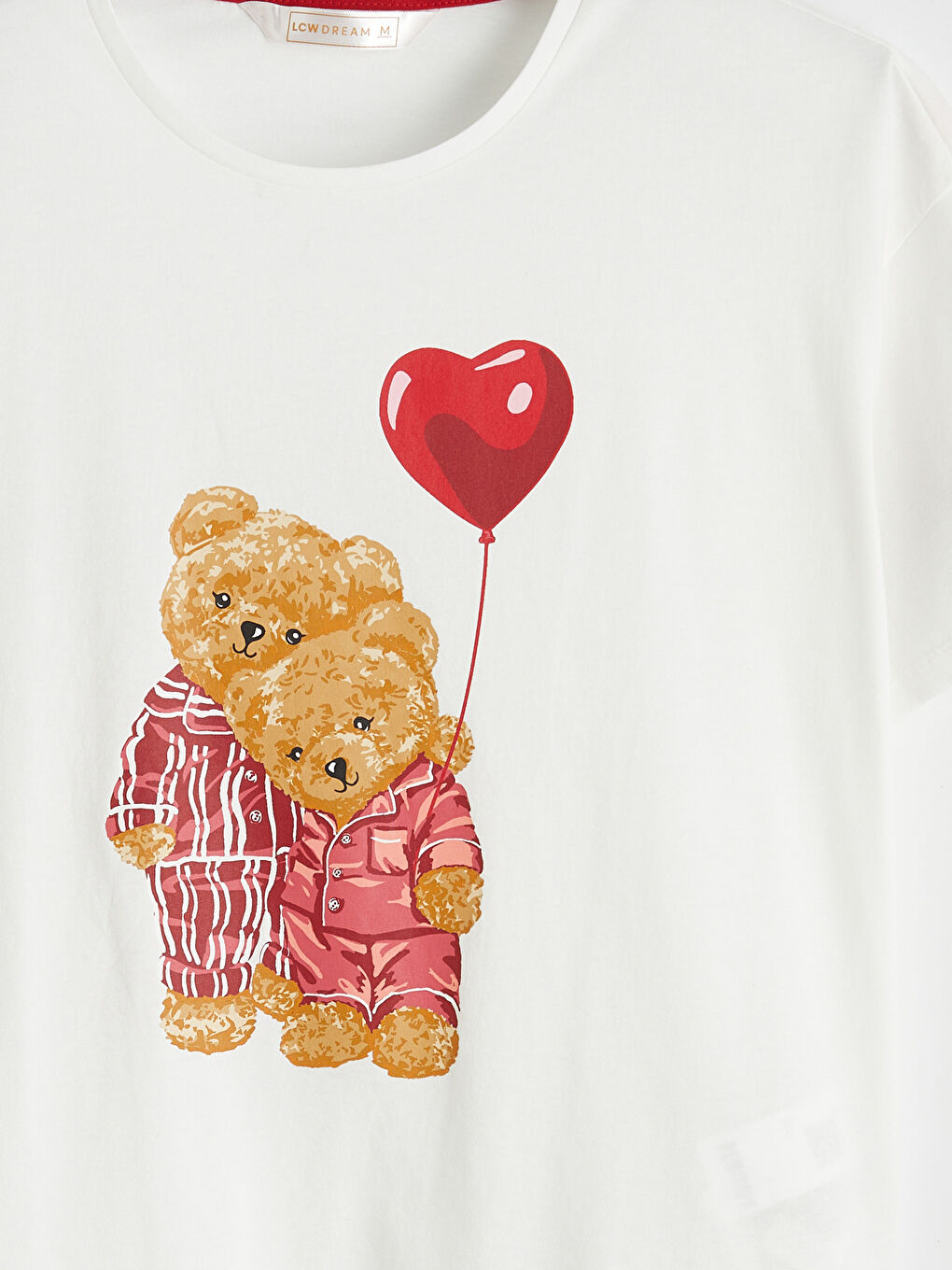 سێتی بیجامەی چاپکراوی یه‌خه‌ خڕ ژن-4