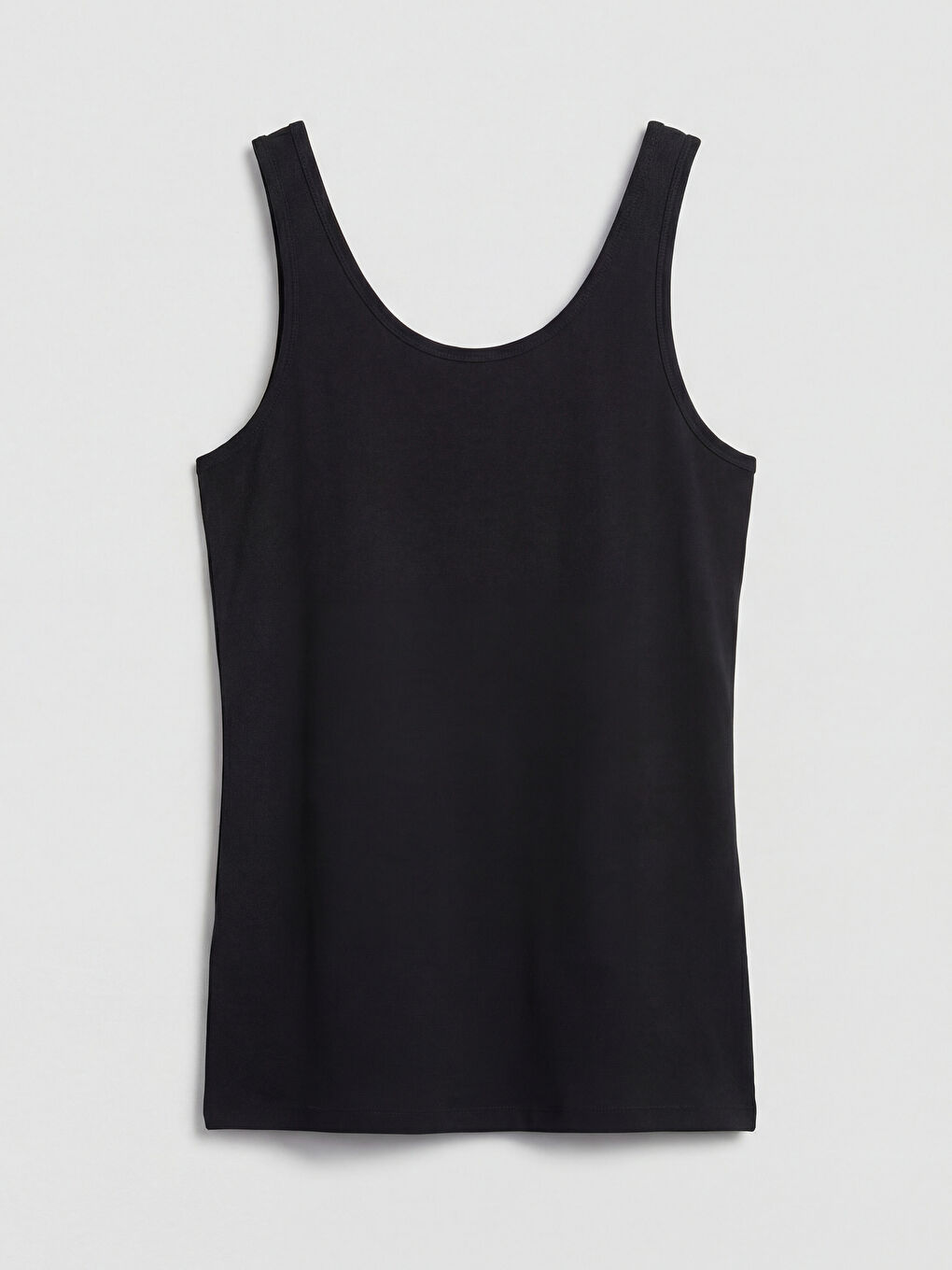 Siyah U Yaka Kadın İç Giyim Atlet 3'lü-10