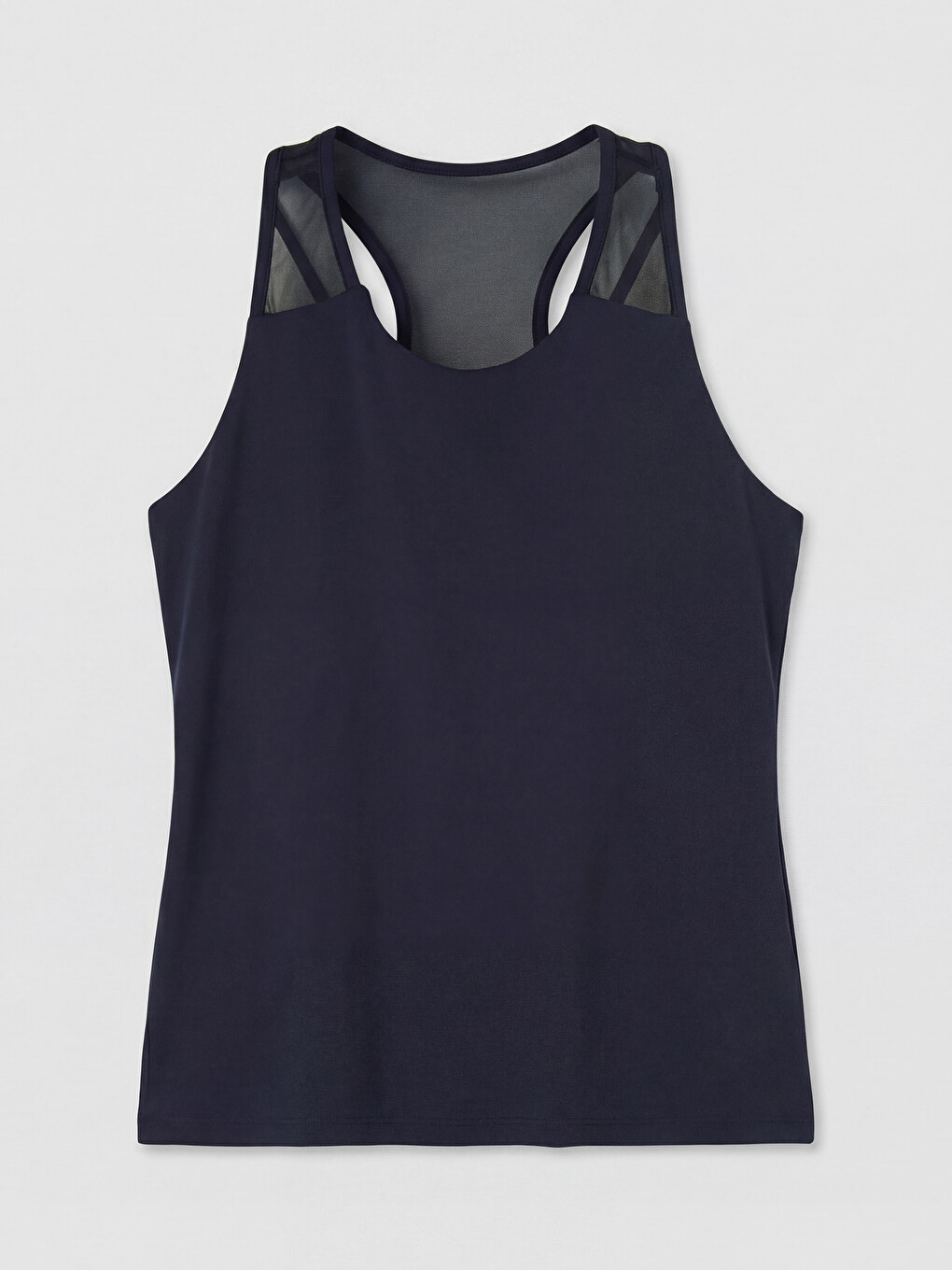 Woman Navy Athletic Tank Top-3