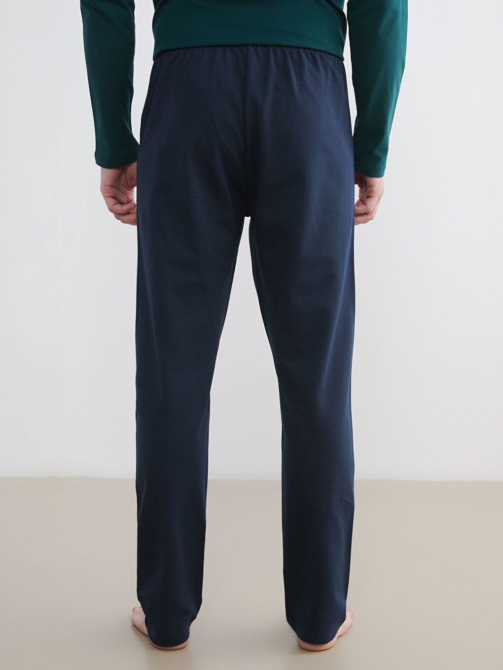 Lacivert Standart Kalıp Erkek Pijama Altı-3