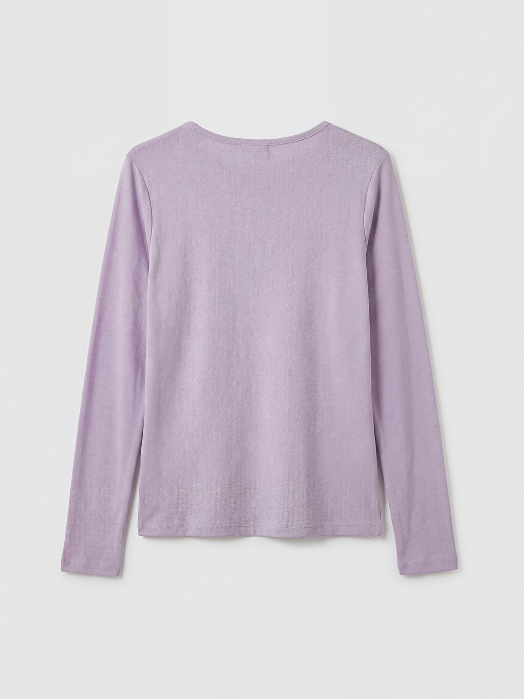 Lila Bisiklet Yaka Kadın Body	-1